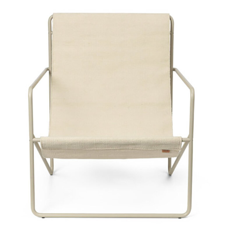 ferm LIVING-collectie Desert Lounge stoel Cashmere/Cloud