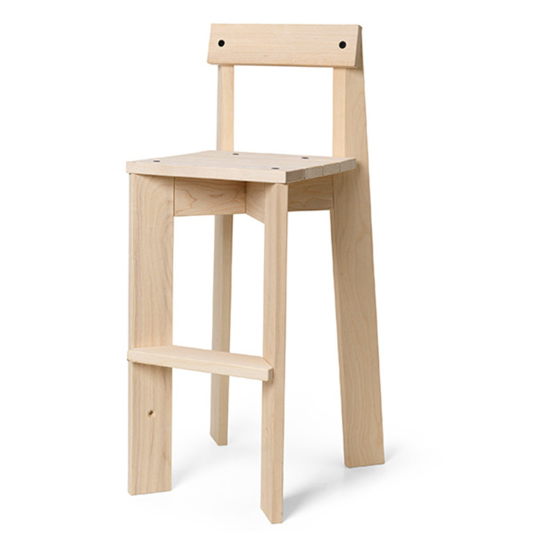 ferm LIVING-collectie Ark Kids High Chair - Ash