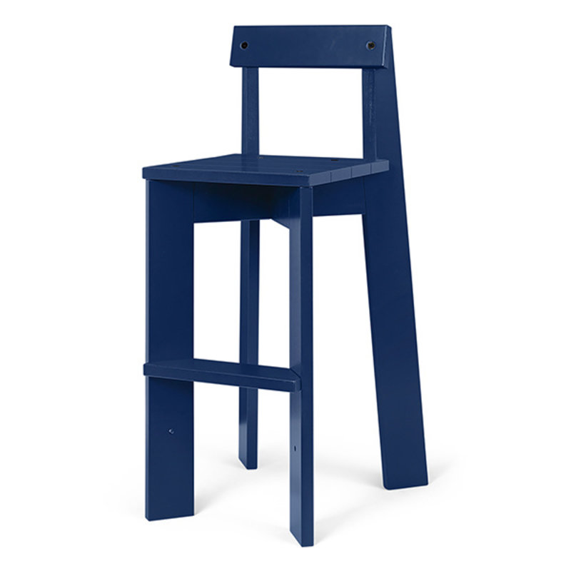 ferm LIVING-collectie Kinderstoel hoog Ark Blauw