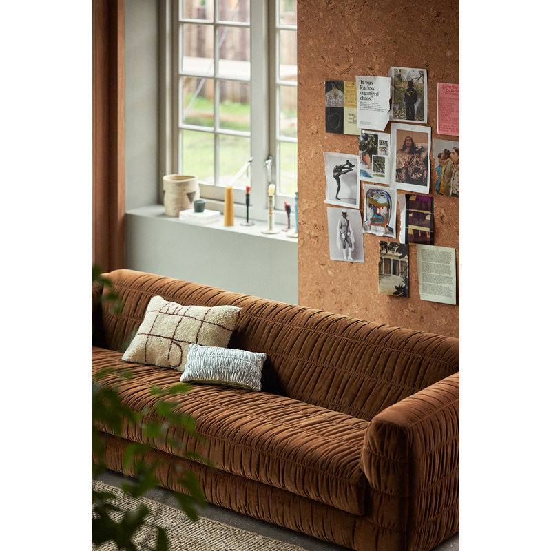 HKliving-collectie club bank: royal velvet, caramel