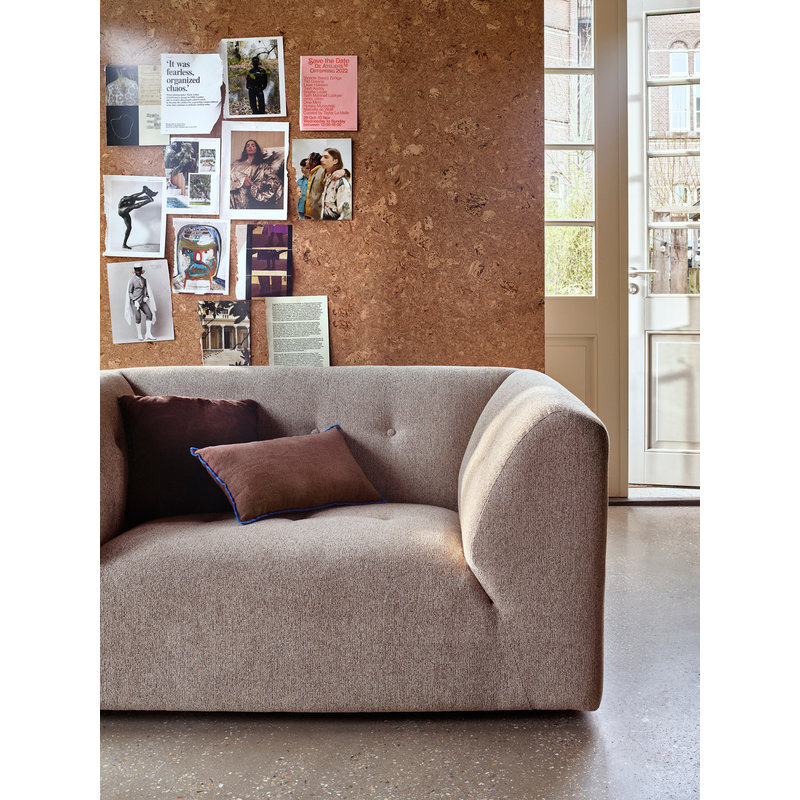 HKLIVING-collectie vint couch: element loveseat, sneak, beige
