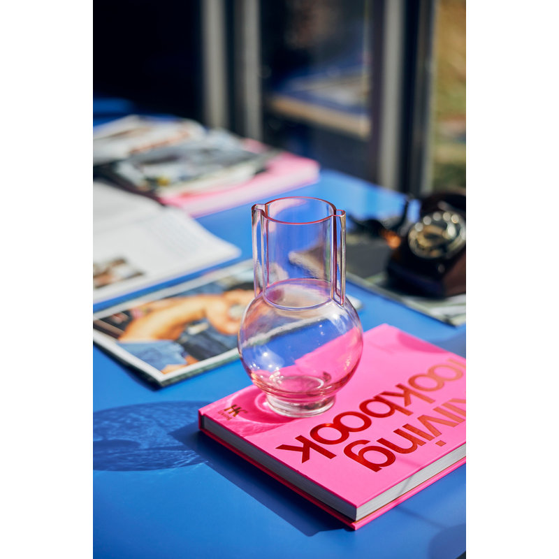 HKLIVING-collectie Glass vase sundae pink