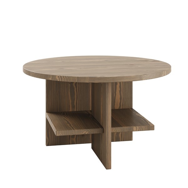 Karup Design-collectie Bijzettafel RONDURE 75 cm Carob bruin