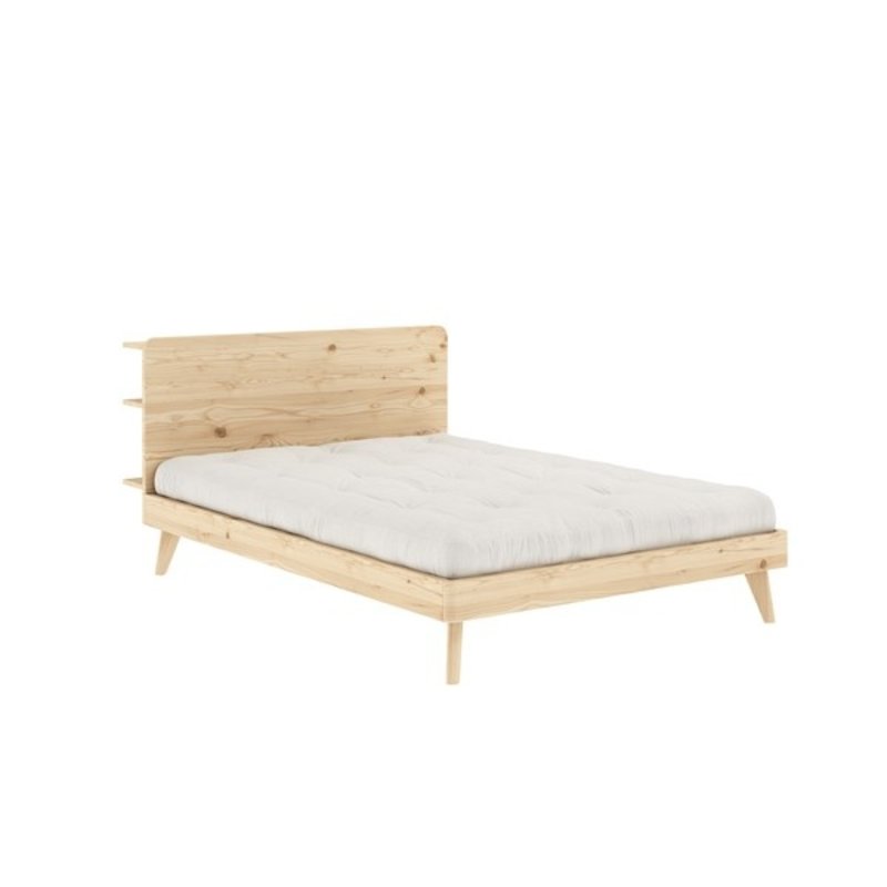 Karup-collectie RETREAT BED CLEAR LACQUERED 140 X 200