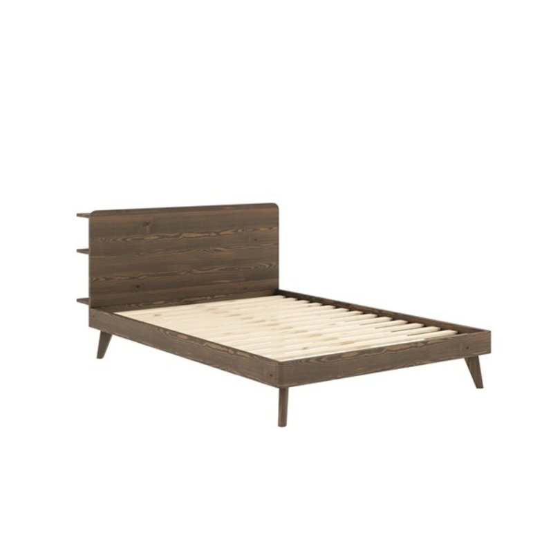 Karup Design-collectie RETREAT BED CAROB BROWN 140 X 200