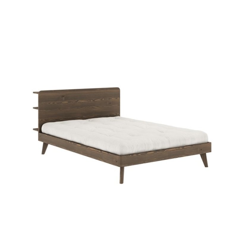 Karup Design-collectie RETREAT BED CAROB BROWN 140 X 200
