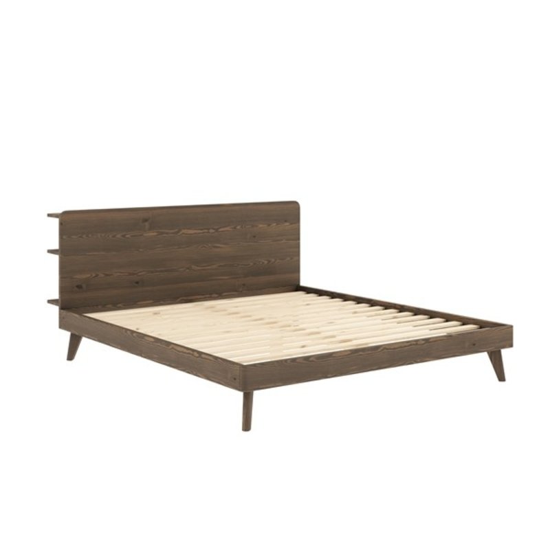 Karup Design-collectie RETREAT BED CAROB BROWN 140 X 200