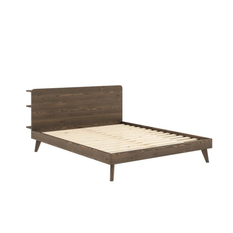 Karup Design-collectie RETREAT BED CAROB BROWN 140 X 200