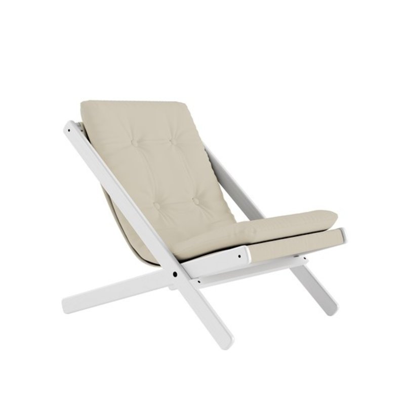 Karup Design-collectie BOOGIE WHITE LACQUERED BEECH W. BOOGIE MATTRESS NATURAL