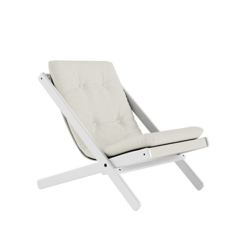 Karup Design-collectie BOOGIE WHITE LACQUERED BEECH W. BOOGIE MATTRESS NATURAL