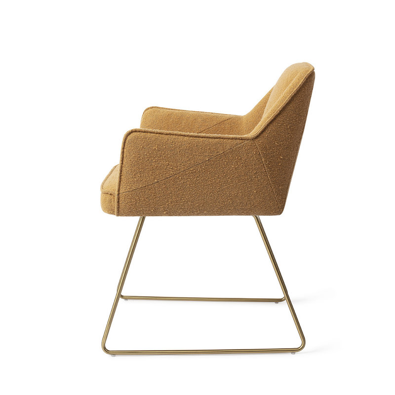 Jesper Home Tome Eetkamerstoel - Masai Giraffe, Slide Gold