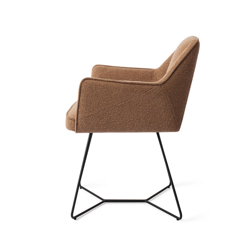 Jesper Home Tome Eetkamerstoel - Cinnamon Bun, Beehive Black