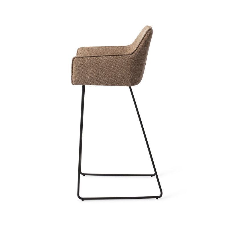 Jesper Home-collectie Hofu Barkruk french-toast Slide Black (H)