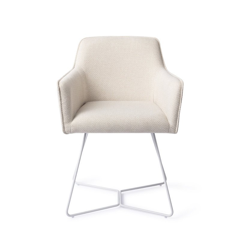 Jesper Home Hofu Eetkamerstoel -  Enoki, Beehive White