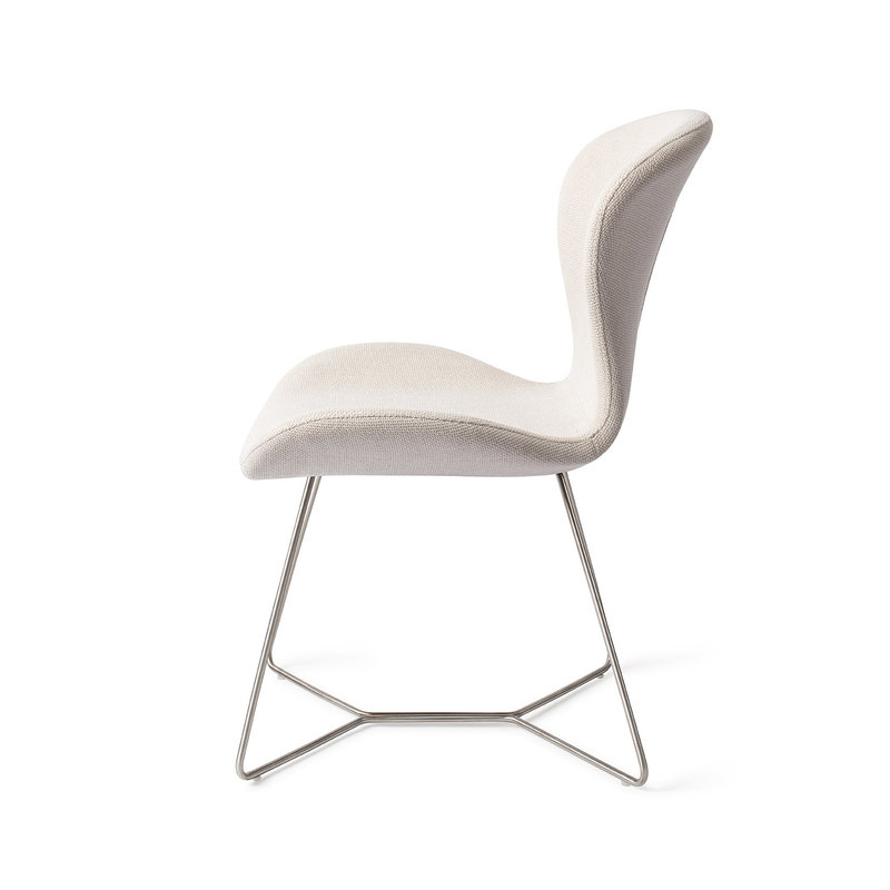 Jesper Home Moji Eetkamerstoel - Coconuts, Beehive Steel