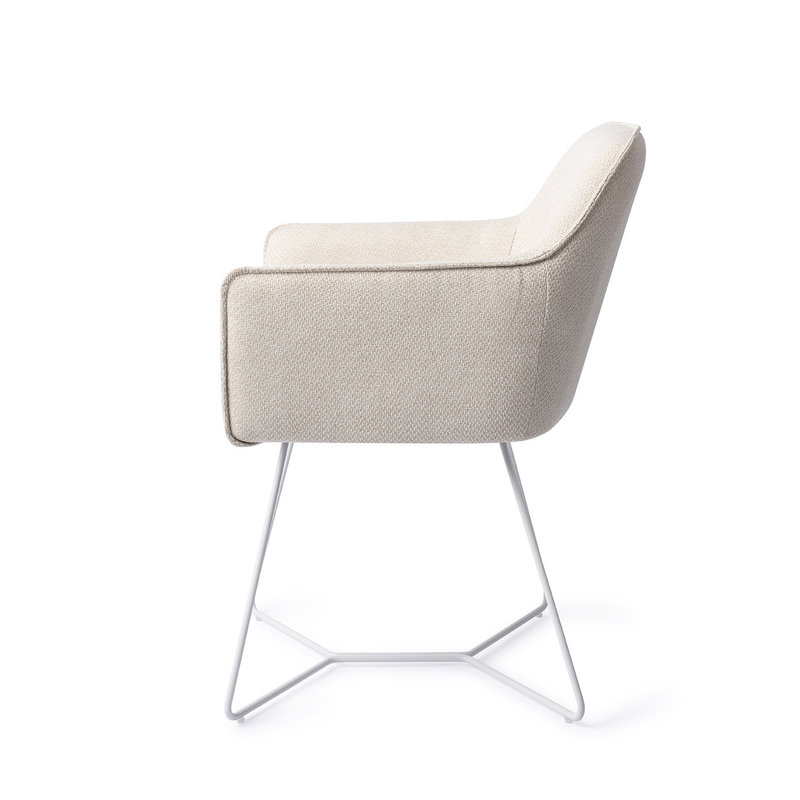 Jesper Home Hofu Eetkamerstoel -  Enoki, Beehive White