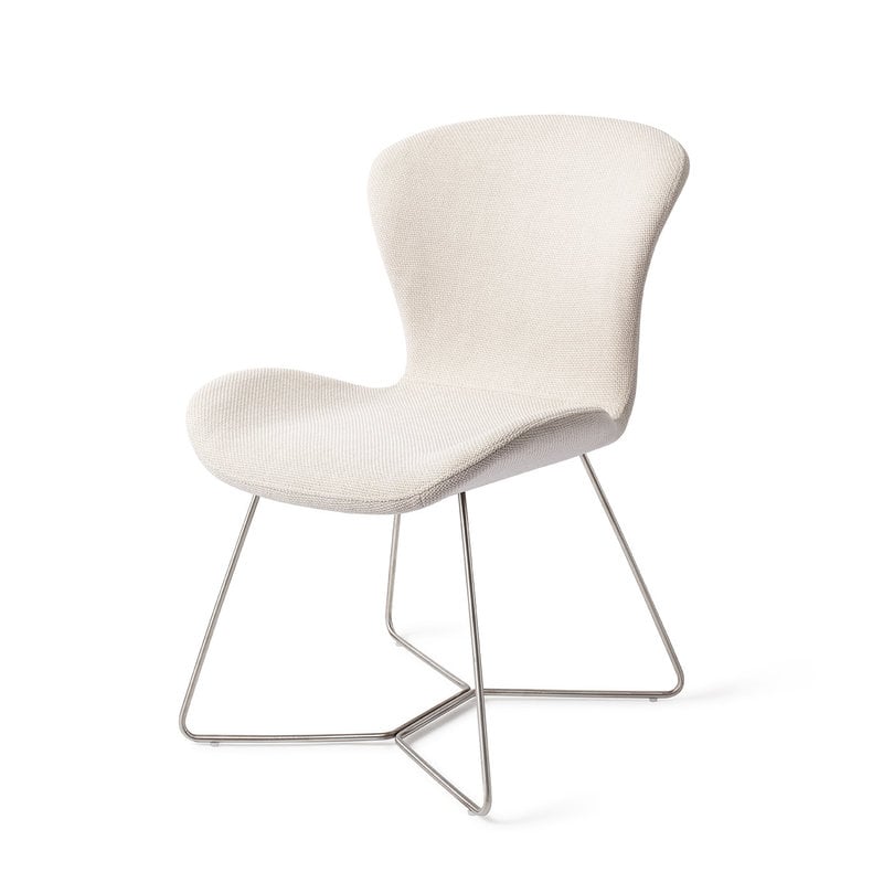 Jesper Home Moji Eetkamerstoel - Coconuts, Beehive Steel