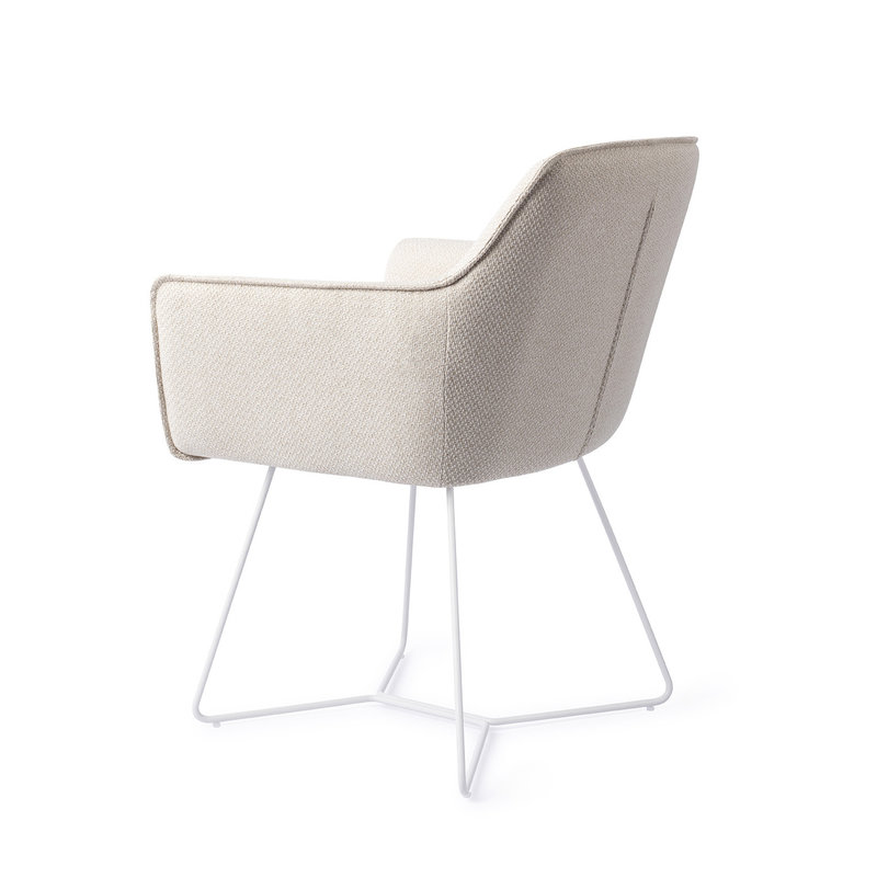 Jesper Home Hofu Eetkamerstoel -  Enoki, Beehive White