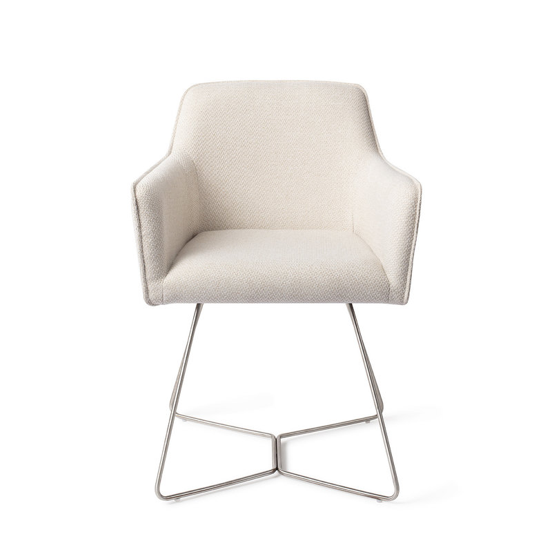 Jesper Home Hofu Eetkamerstoel -  Enoki, Beehive Steel