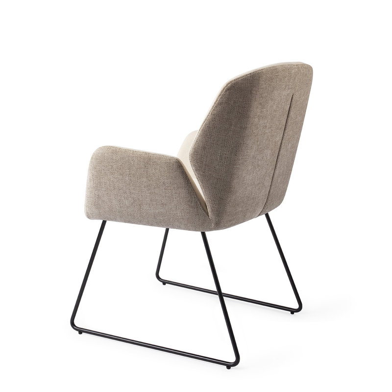 Jesper Home Myoko Eetkamerstoel - Sandy Hill, Slide Black