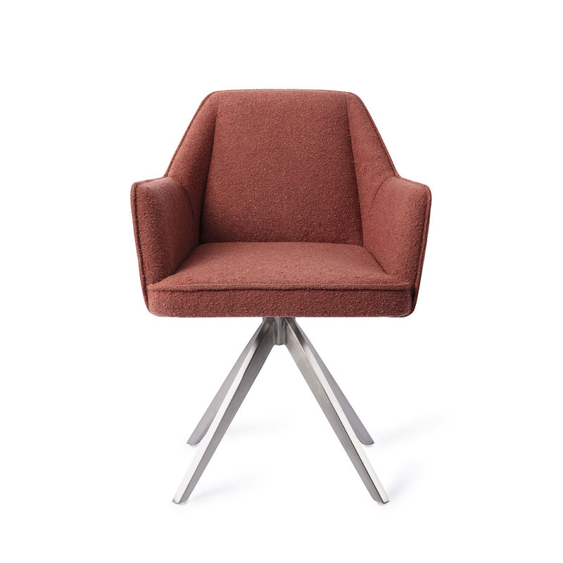 Jesper Home-collectie Tome Eetkamerstoel - Shabby Saffron, Turn Steel