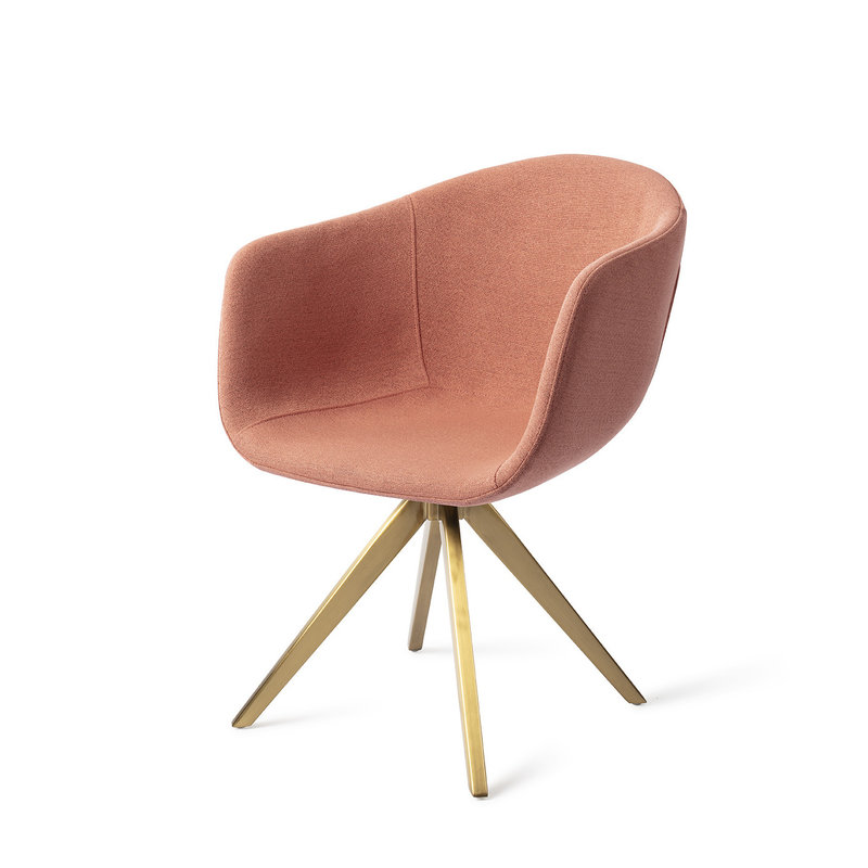 Jesper Home Yuni Dining Chair - Coral Crush