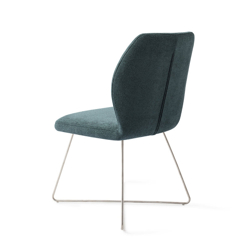 Jesper Home-collectie Ikata Eetkamerstoel Merry Mermaid - Cross Steel