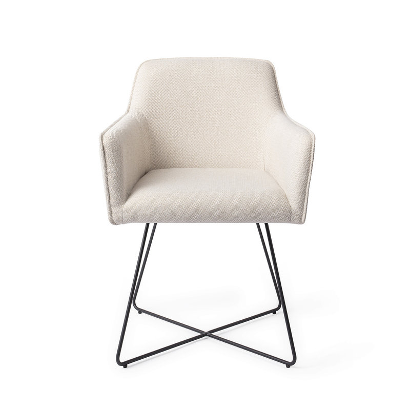Jesper Home-collectie Hofu Eetkamerstoel -  Enoki, Cross Black