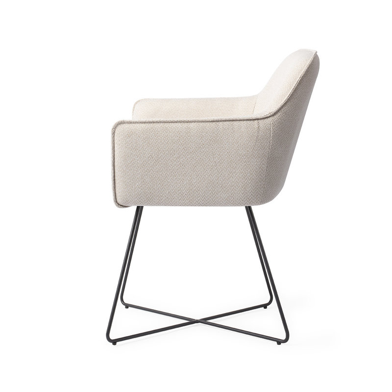 Jesper Home-collectie Hofu Eetkamerstoel -  Enoki, Cross Black