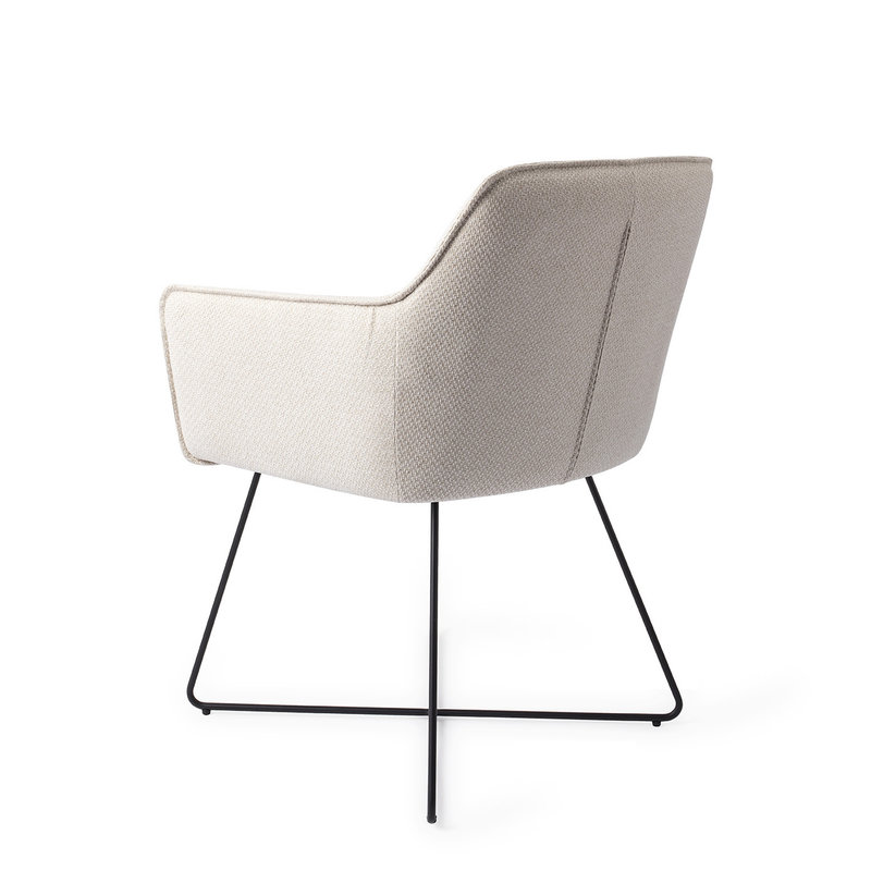Jesper Home-collectie Hofu Eetkamerstoel -  Enoki, Cross Black