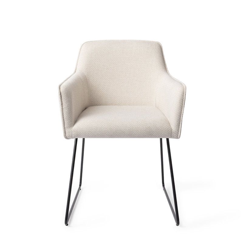 Jesper Home-collectie Hofu Eetkamerstoel -  Enoki, Slide Black