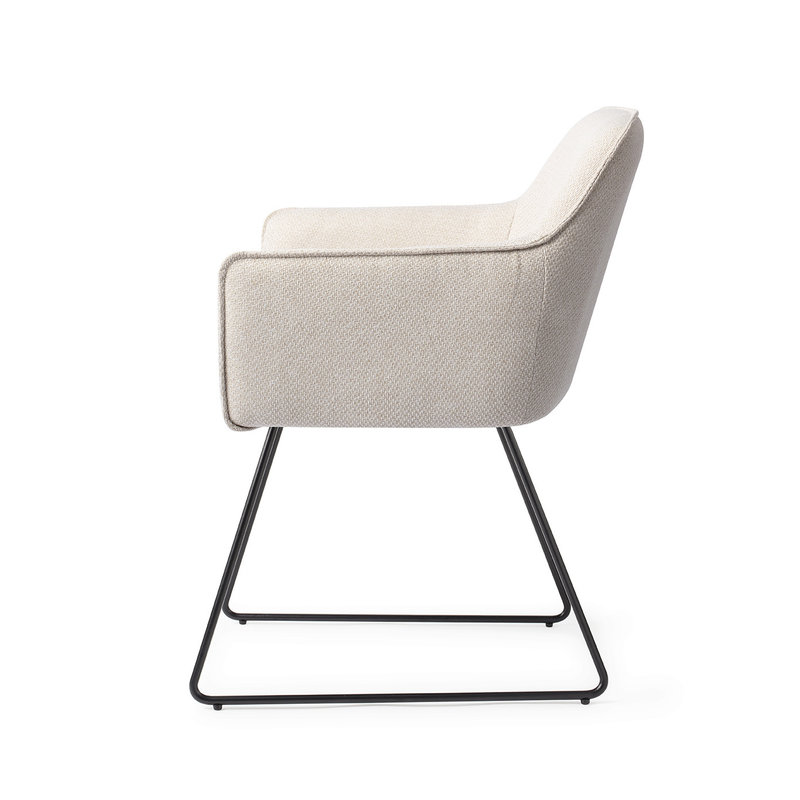 Jesper Home-collectie Hofu Eetkamerstoel -  Enoki, Slide Black