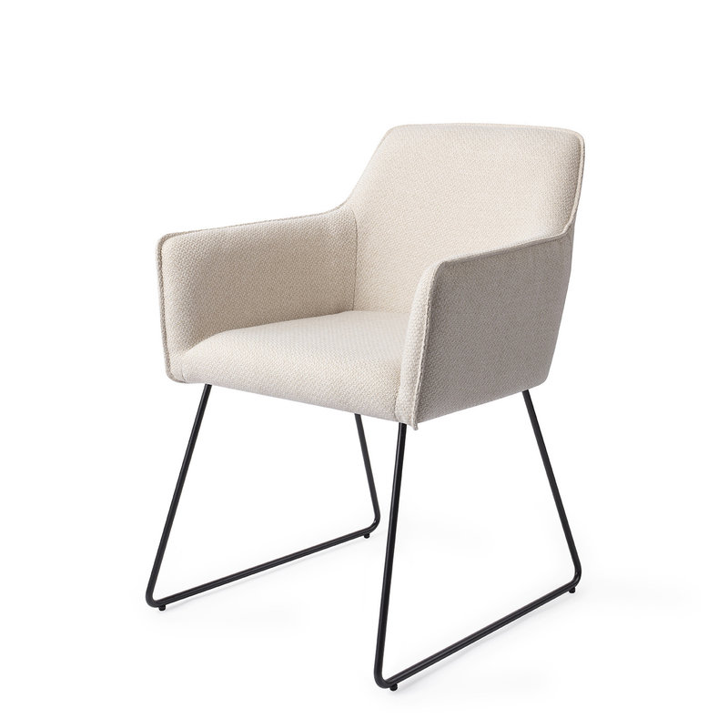 Jesper Home-collectie Hofu Eetkamerstoel -  Enoki, Slide Black