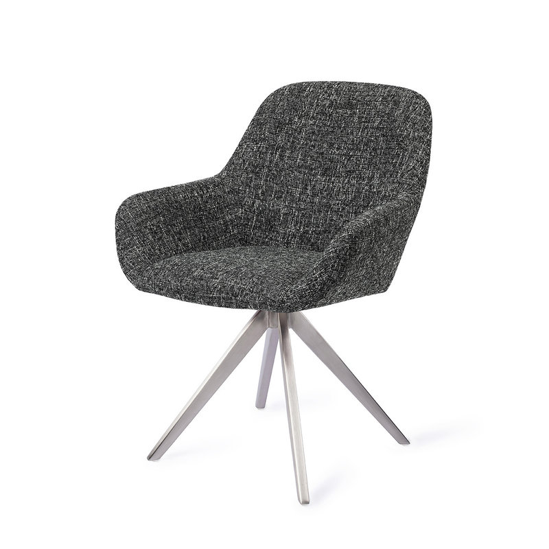 Jesper Home Kushi Eetkamerstoel - Skyfall, Turn Steel
