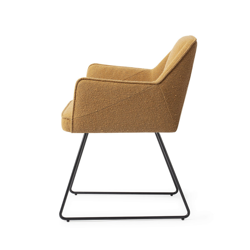 Jesper Home Tome Eetkamerstoel - Masai Giraffe, Slide Black