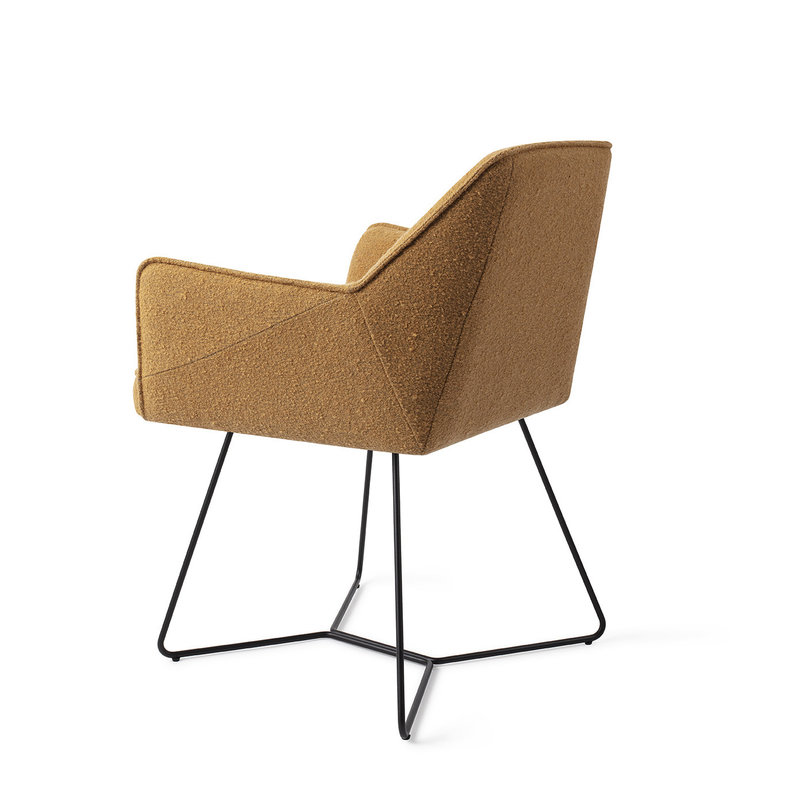 Jesper Home Tome Eetkamerstoel - Masai Giraffe, Beehive Black