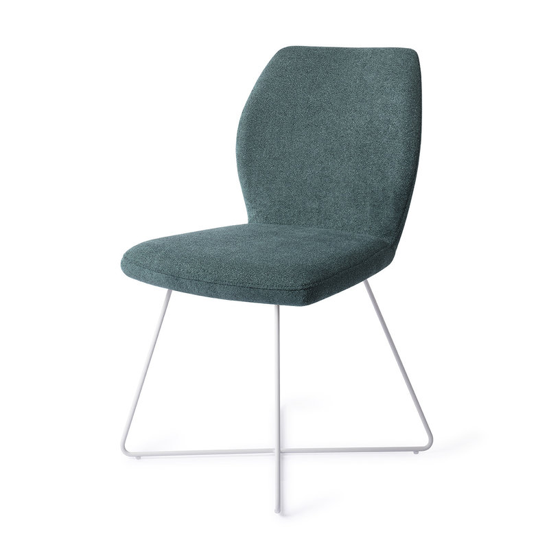 Jesper Home-collectie Ikata Eetkamerstoel Merry Mermaid - Cross White