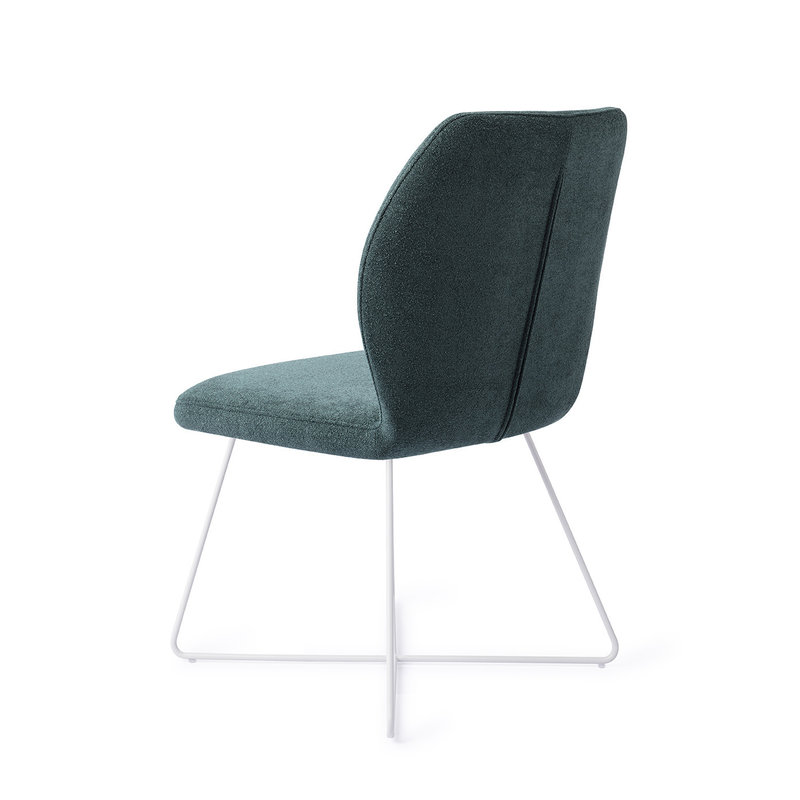 Jesper Home-collectie Ikata Eetkamerstoel Merry Mermaid - Cross White