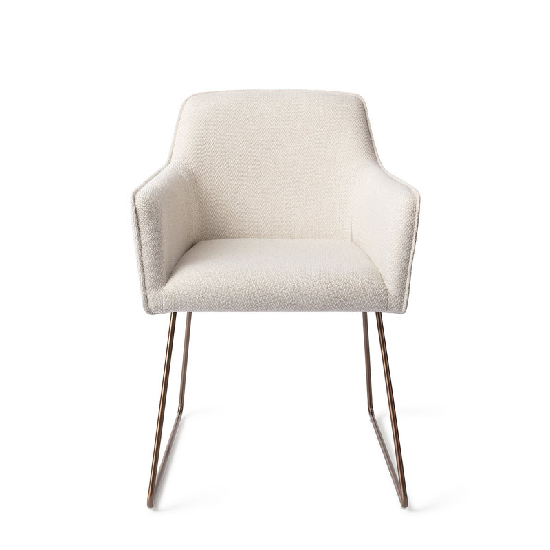 Jesper Home-collectie Hofu Eetkamerstoel -  Enoki, Slide Rose