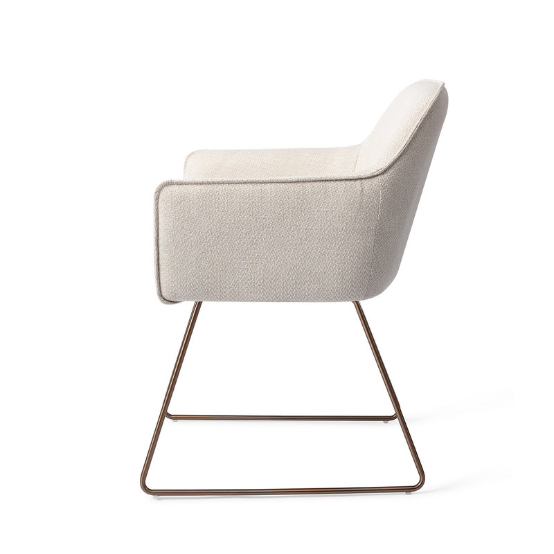 Jesper Home-collectie Hofu Eetkamerstoel -  Enoki, Slide Rose