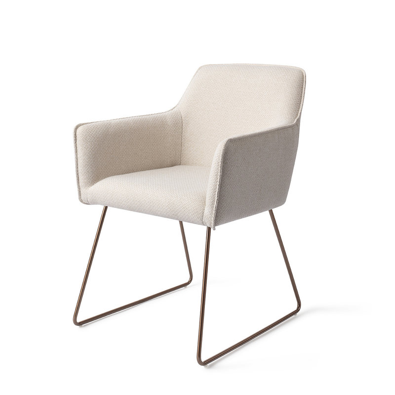 Jesper Home-collectie Hofu Eetkamerstoel -  Enoki, Slide Rose