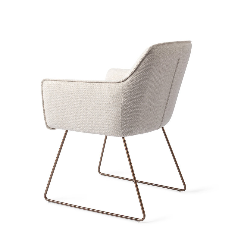 Jesper Home-collectie Hofu Eetkamerstoel -  Enoki, Slide Rose