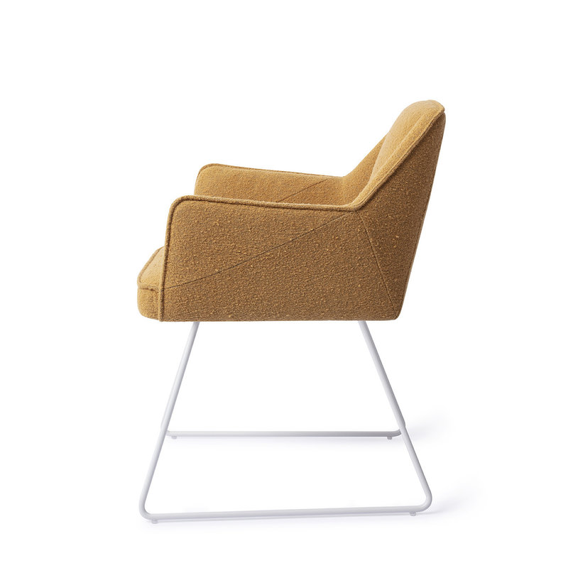 Jesper Home Tome Eetkamerstoel - Masai Giraffe, Slide White
