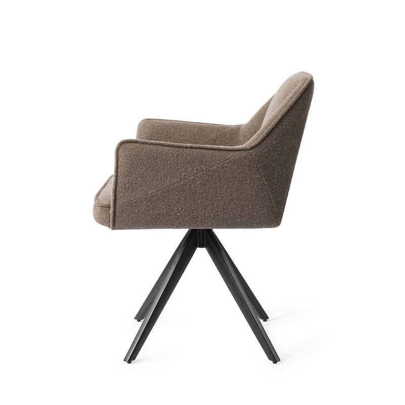 Jesper Home-collectie Tome Eetkamerstoel - Idaho Potato, Turn Black