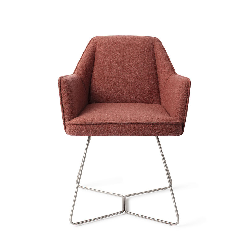 Jesper Home Tome Eetkamerstoel - Shabby Saffron, Beehive Steel