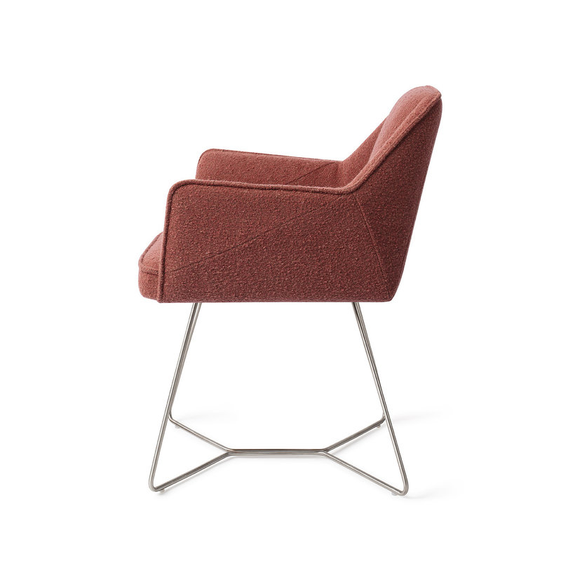 Jesper Home Tome Eetkamerstoel - Shabby Saffron, Beehive Steel