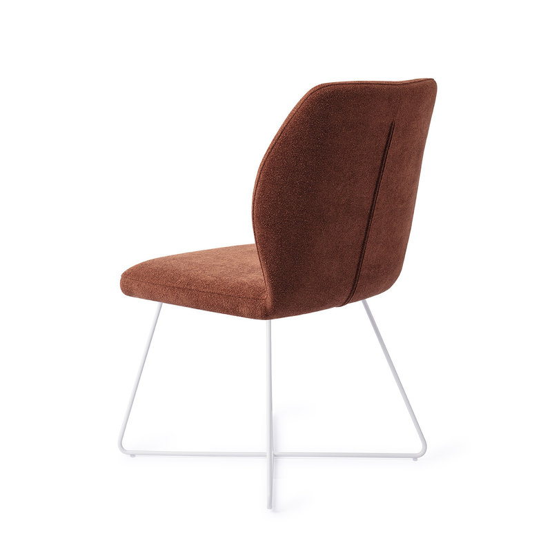 Jesper Home Ikata Dining Chair Cozy Copper - Cross White