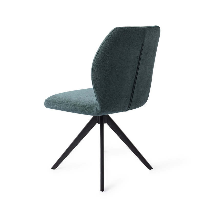 Jesper Home-collectie Ikata Eetkamerstoel Merry Mermaid - Turn Black