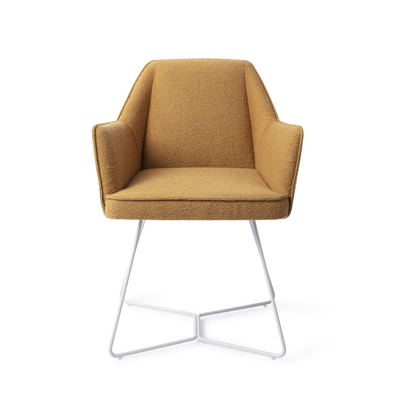 Jesper Home-collectie Tome Eetkamerstoel - Masai Giraffe, Beehive White