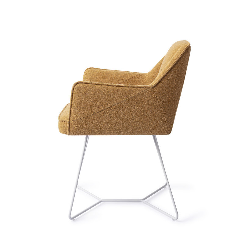 Jesper Home-collectie Tome Eetkamerstoel - Masai Giraffe, Beehive White